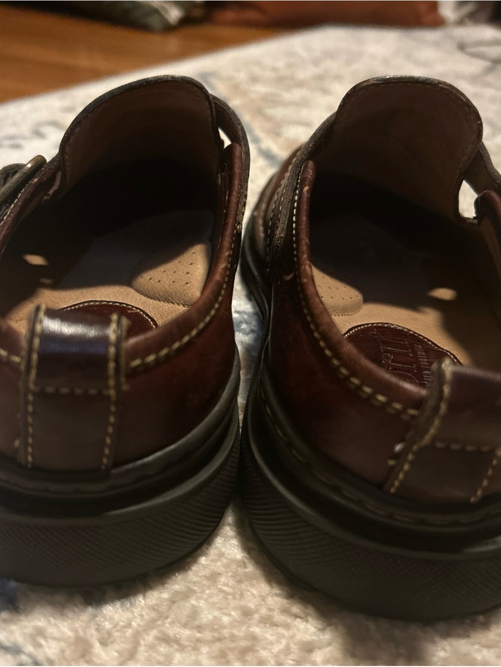 Born Women’s 8.5 Brown Leather Slip-On Casual Shoes - Picture 3 of 7